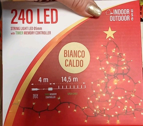 Catena luci natale 240 - luci,