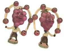 Orecchini frutta circo Les