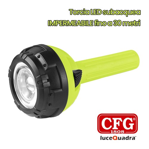 Torcia led subacquea - led, diving