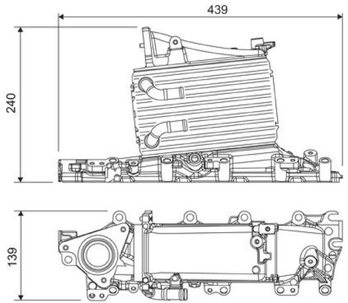 Valeo 818683 intercooler llk - 818683,