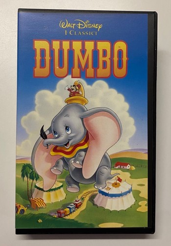 Vhs dumbo videocassetta walt - vhs,