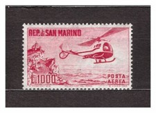 SAN MARINO 1961 MNH Elicottero