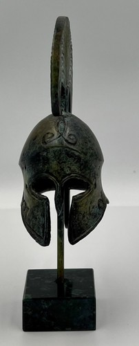 Antico elmo greco vero - , bronzo
