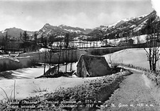 A187) TAGLIOLE (MODENA) VEDUTA PARZIALE CON IL M. RONDINAIO. NEVE.