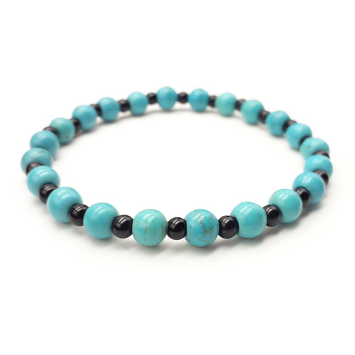 Bracciale turchese pietre - turchese, dure