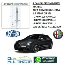 4 CANDELETTE MAGNETI MARELLI