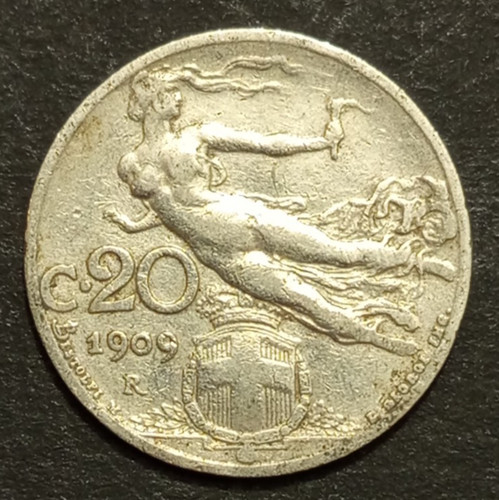Centesimi 1909 liberta - 20,