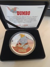 Dumbo Disney Edition Limitata Moneta Medaglia