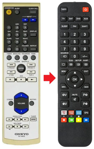 Telecomando adatto per onkyo - telecomando,