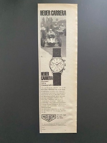1964 heuer carrera cronografo - 1964,