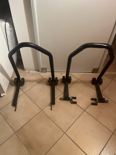 Coppia cavalletti alza - coppia, moto
