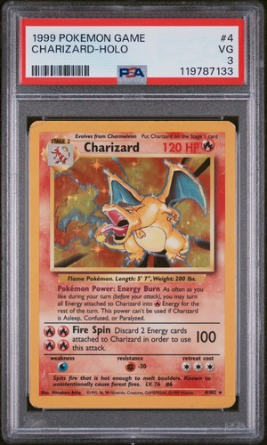 Pokemon card charizard holo - pokemon,