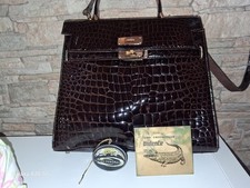borsa coccodrillo vintage