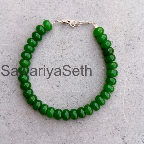 Bracciale perline rondelle - bracciale,