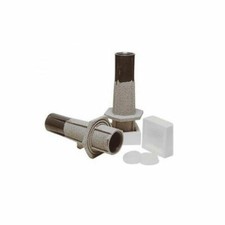 Passante a Muro Sabbiato 25 cm per Bocchette Impianti Faretti Piscina Interrata