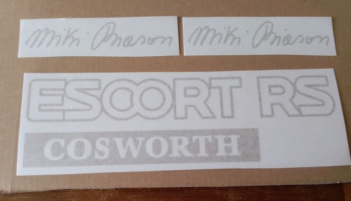 Escort cosworth decals - escort,