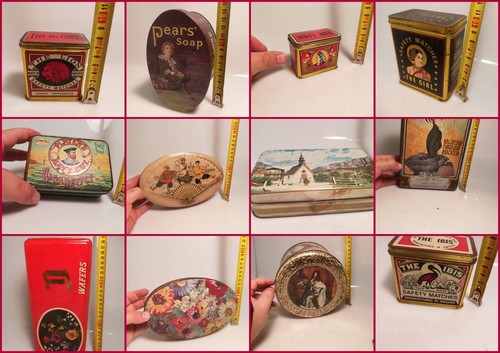 Varie scatole latta tabacco - varie,