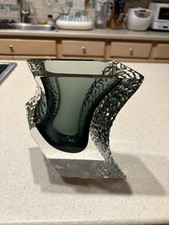 Vaso in vetro arte italiana