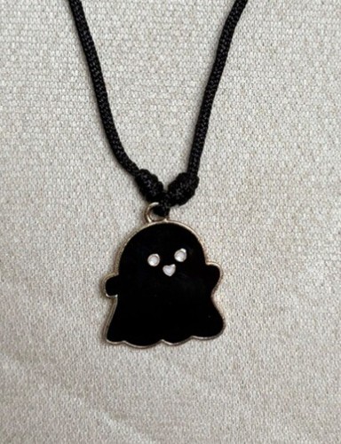 Collana fantasma nero corda - collana, su
