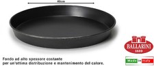 BALLARINI Teglia Forno per Pizza Rotonda Alta in Ferro 40 cm