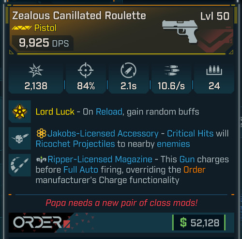 Borderlands pistola - 4, •