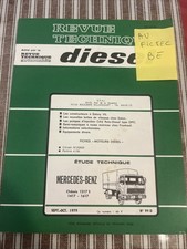 Revue Technique MERCEDES 1217 S 1417 1617 Rt diesel Mercedes chassis 1217 s