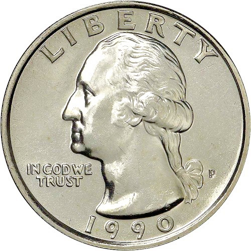 Usa 1990 quarto dollaro - 1990, di