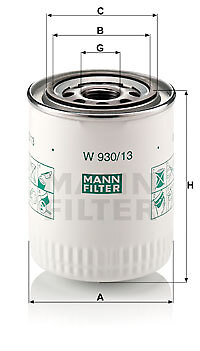 930 mann filter filtro - 930/13, mann-filter