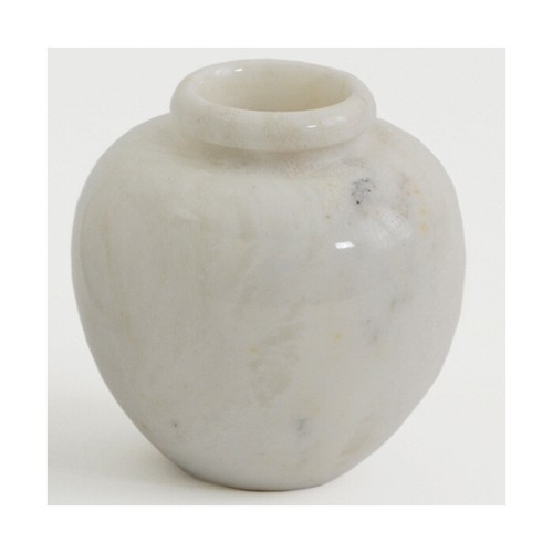 Vaso portafiori marmo bianco - portafiori,