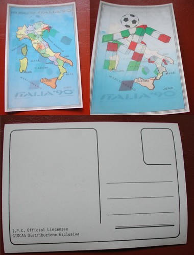 Cartolina italia fifa - italia,