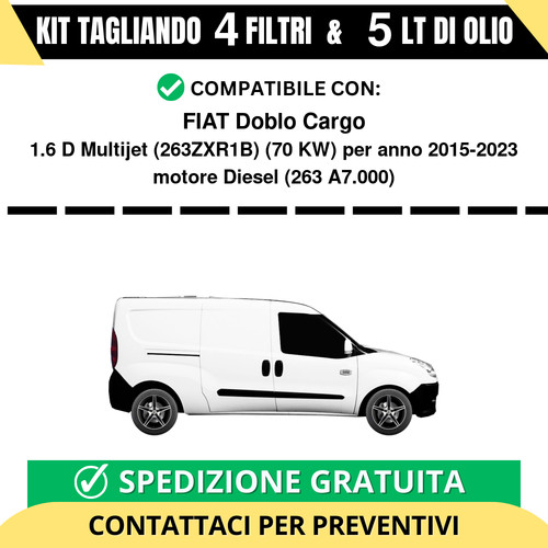 Tagliando per fiat doblo cargo - tagliando,