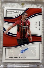 Zlatan Ibrahimovic Immacolata Auto /10 AC Milan 2023-24 Panini