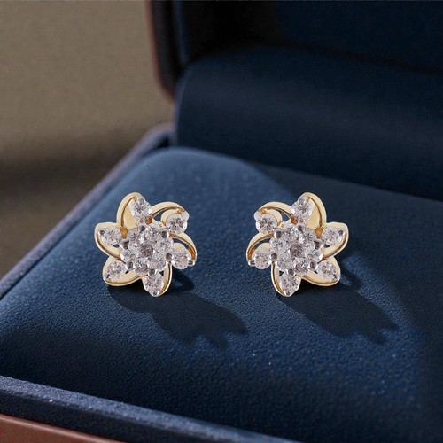 Orecchini pave cts - orecchini, 0,96