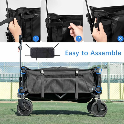 Carrello pieghevole con tasca