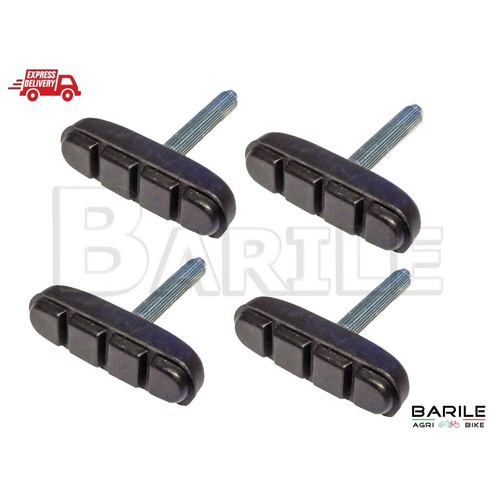 Coppia pattini freno nero - freno,