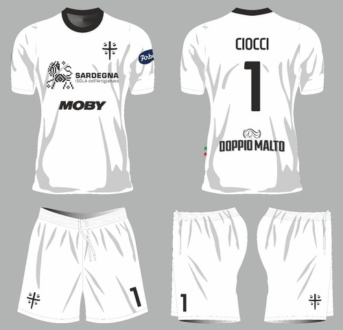 Completo cagliari portiere - completo,