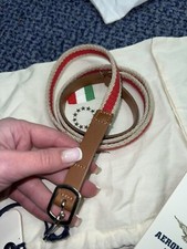 Cintura esercito Aeronautica Militare rossa, blu e bianca taglie 27/28, 28/39, 30/31