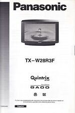 Panasonic Quintrix TX-W28R3F - manual de instrucciones espanol