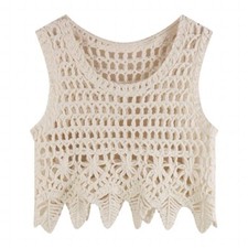 Top Senza Maniche In Pizzo