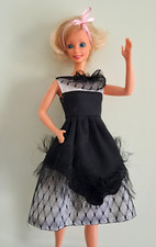 Abito elegante nero merletto BarbieVintage,Extra,Signature,Fashionistas-NO DOLL