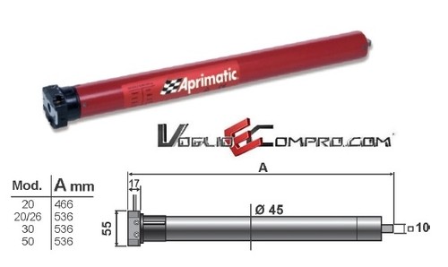 Motore tubolare aprimatic - motore,