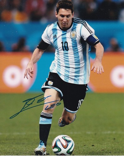 Lionel messi autografo firmato - messi,