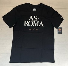 7656 NIKE AS ROMA 1927 T-SHIRT MANICA CORTA MAGLIA MAGLIETTA COTTONE