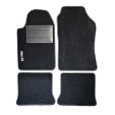 Tappetini Tappeti per Auto in Moquette Alfa Romeo 75 1985 1989 neri ,Con Scritta