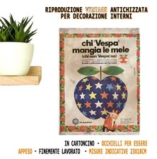 VESPA PIAGGIO MELA 1969 50 1969 VINTAGE MOTORINO SCOOTER PUBBLICITARIO POSTER