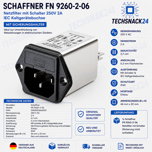 Filtro rete schaffner fn - rete,