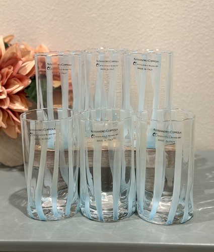 Set bicchieri murano - set, 6