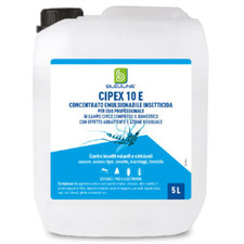 Cipex 10E INSETTICIDA CIPERMETRINA ABBATTENTE INSETTI VOLANTI e STRISCIANTI 5 Lt