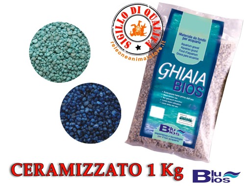 Sabbia ghiaia ceramizzata - ghiaia, blu