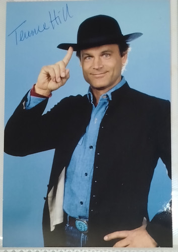 Autograph terence hill hand - hill,